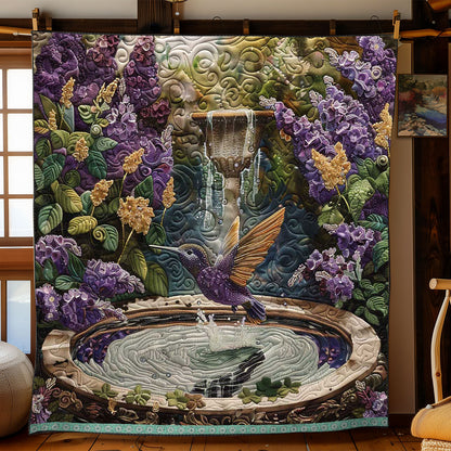 Fountain Hummingbird WP0909010CL Quilt
