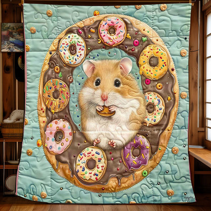 Hamster Donut WP2008028CL Quilt