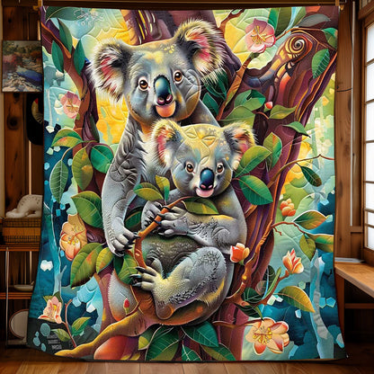 Koala Family WP1308016CL Quilt