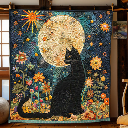 Moon Garden Cat WP0909025CL Quilt