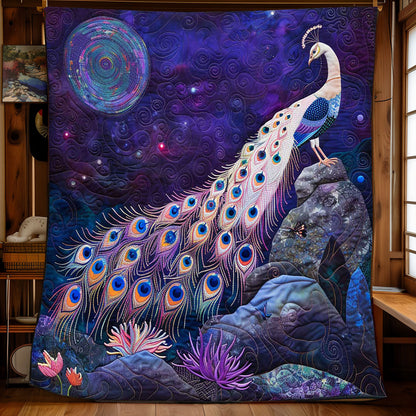 Moon God Peacock WP2108025CL Quilt