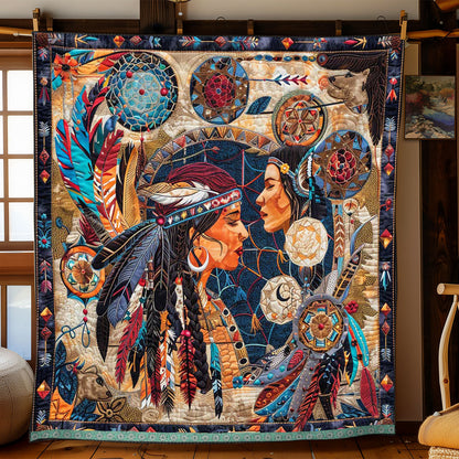 Native American Girl WP1508016CL Quilt