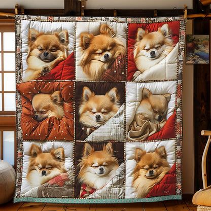 Nest Pomeranian WP3008018CL Quilt