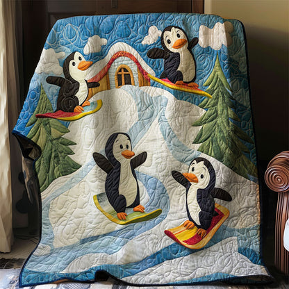 Playing Penguine WP0508027CL Quilt