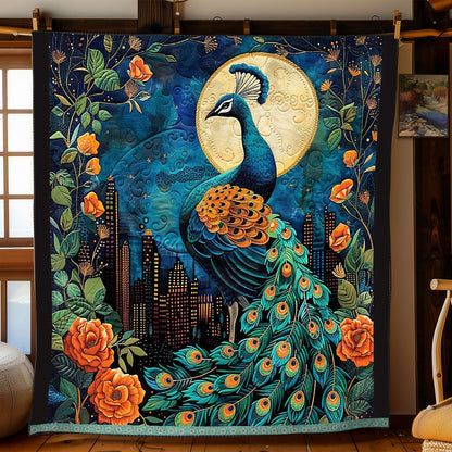 Prosperous City Peacock WP0909041CL Quilt