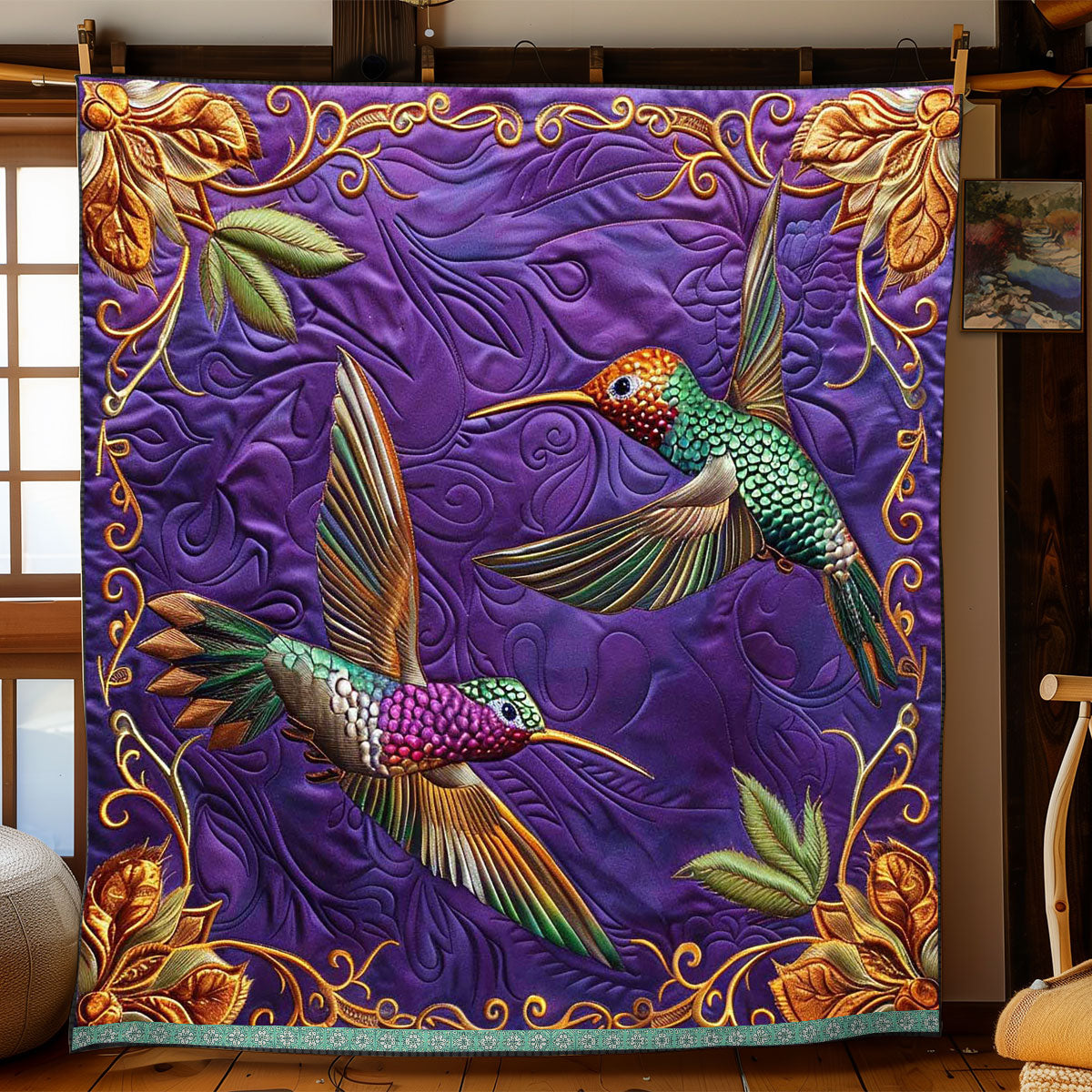 Royal Hummingbird WP0409040CL Quilt