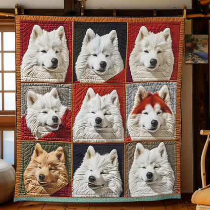 Samoyed Breed WP3008021CL Quilt