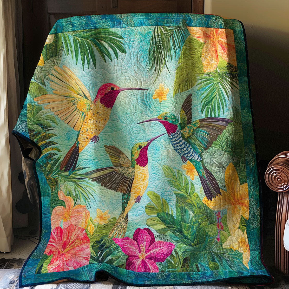 Summer Hummingbird WP0608031CL Quilt