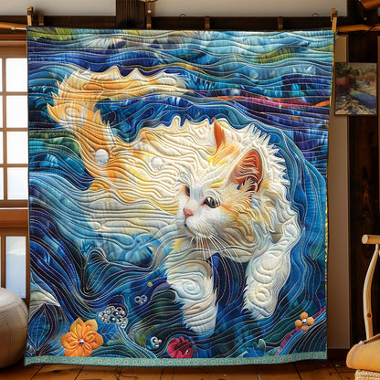 Summer Lake Cat WP0909048CL Quilt