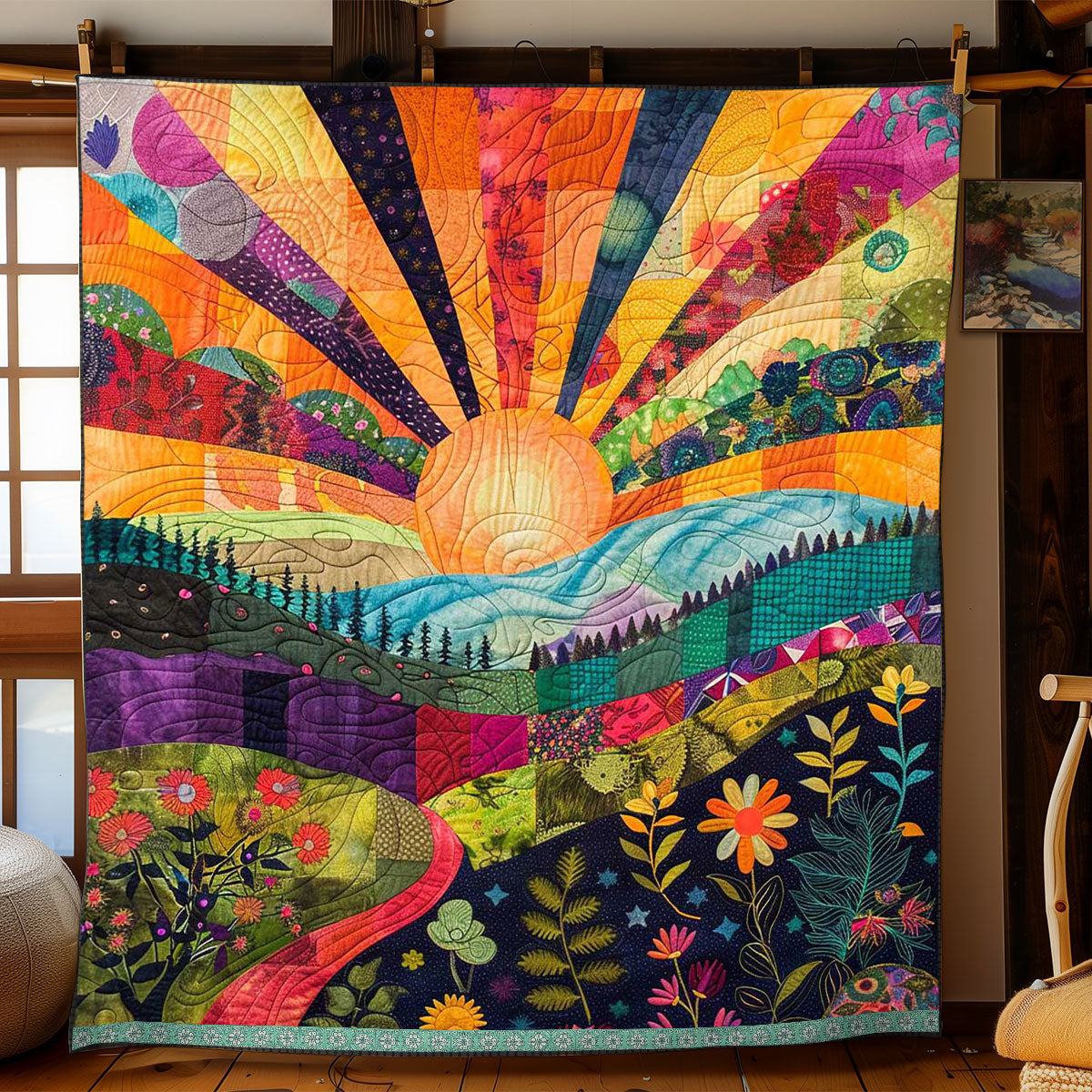 Sun Ray Valley WP0509046CL Quilt