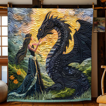 Sunrise Dragon Princess WP0409047CL Quilt