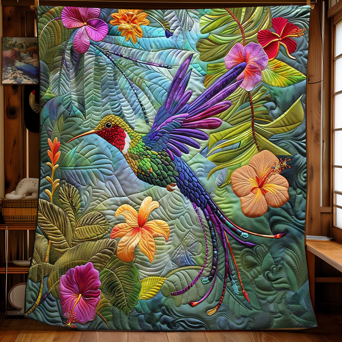 Sylph Hummingbird WP2008059CL Quilt