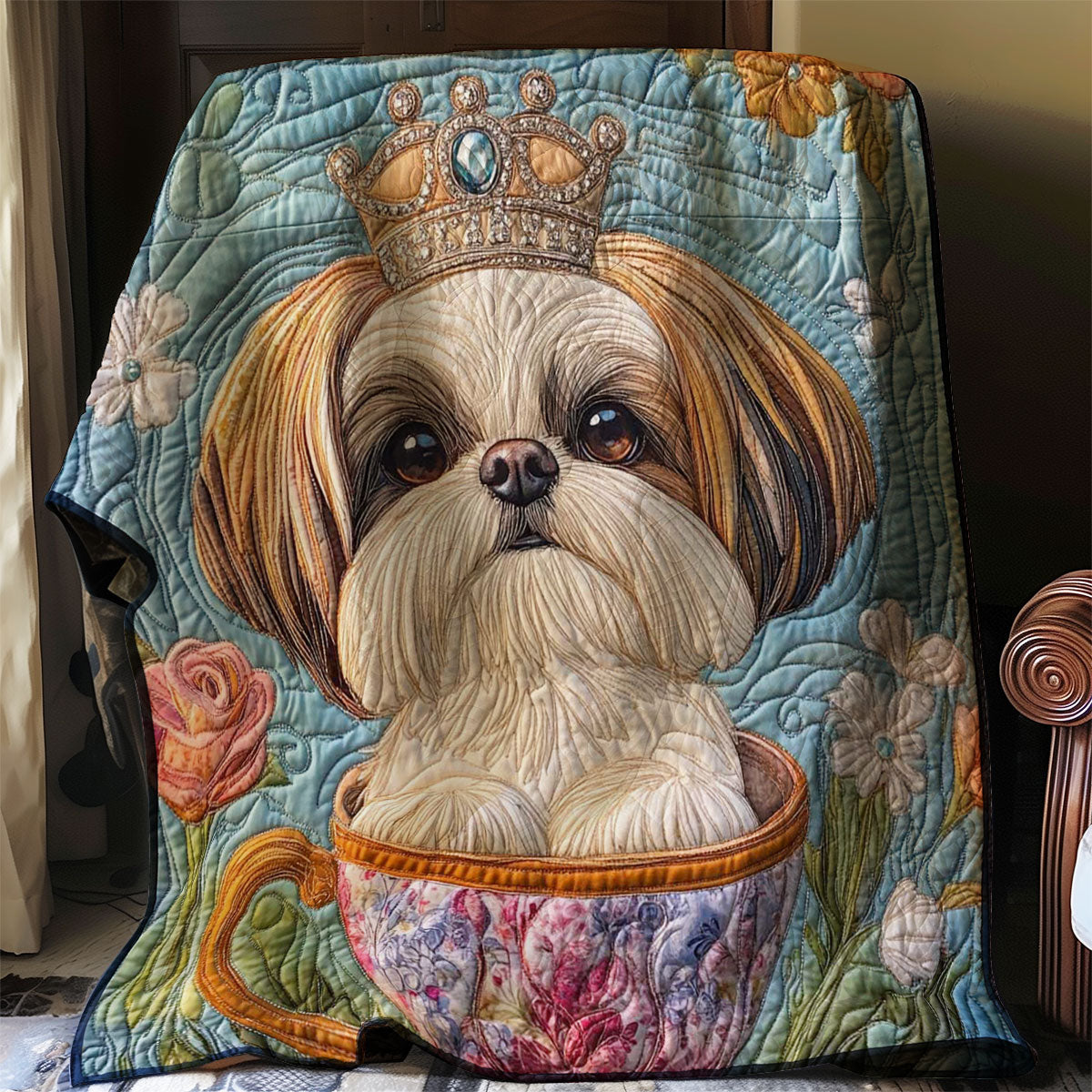 Teacup Shih Tzu WP0508004CL Quilt