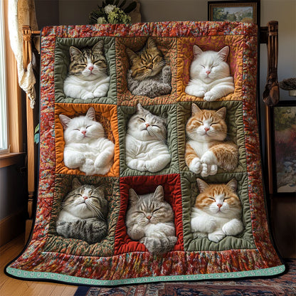 Cat Tucks Paw WP0409005CL Quilt