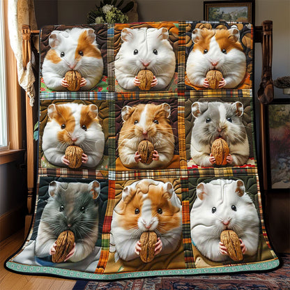 Chubby Hamsters Nut WP3008040CL Quilt