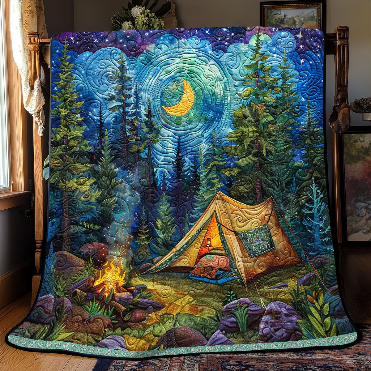 Crescent Moon Camping WP0509011CL Quilt