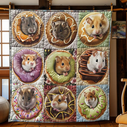 Donut Lover Hamster WP2008016CL Quilt