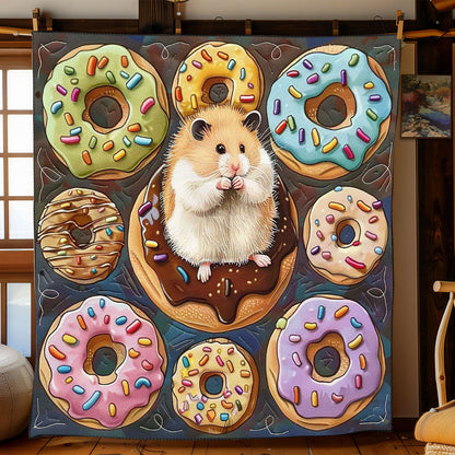 Donuts Hamster WP2008019CL Quilt