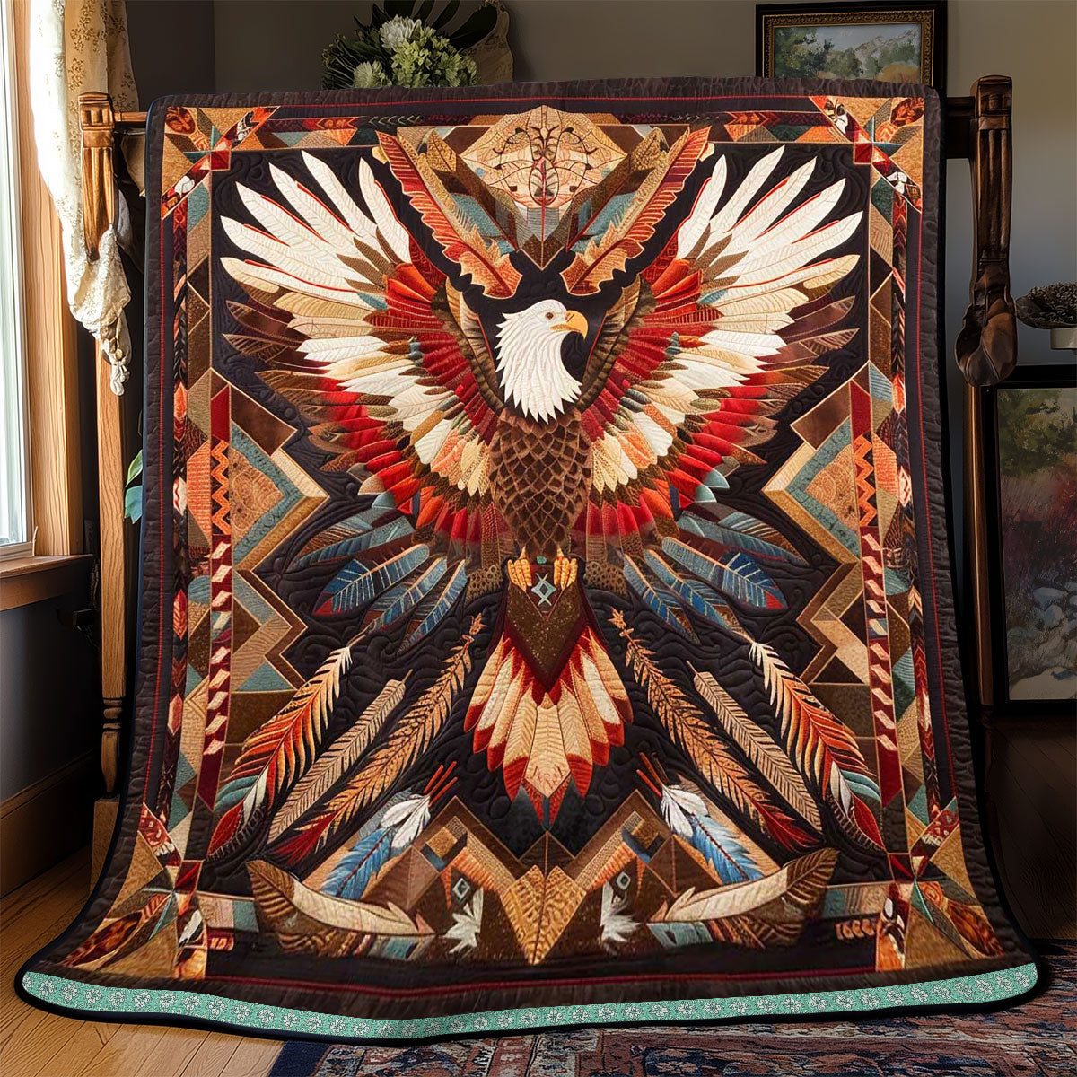 Eagle Feathers Of Freedom WP0909013CL Quilt