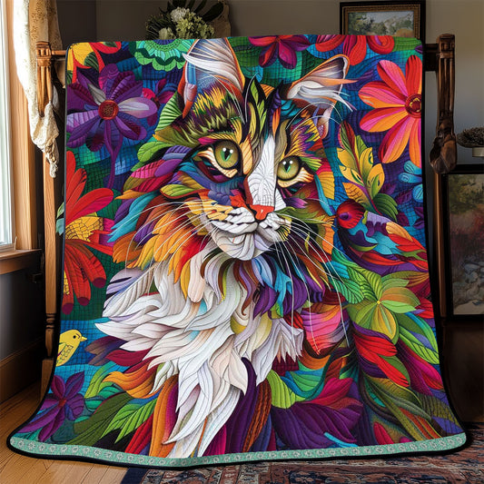 Floral Maine Coon WP0409020CL Quilt