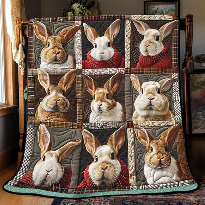 Fluffy Bunny WP3008015CL Quilt