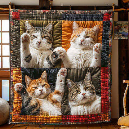 Hello Lady Cat WP1408009CL Quilt