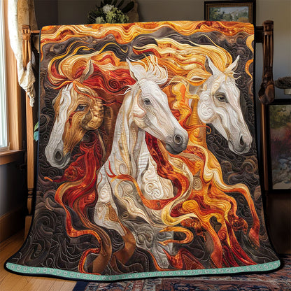 Horse Spirit Sunset WP0509024CL Quilt