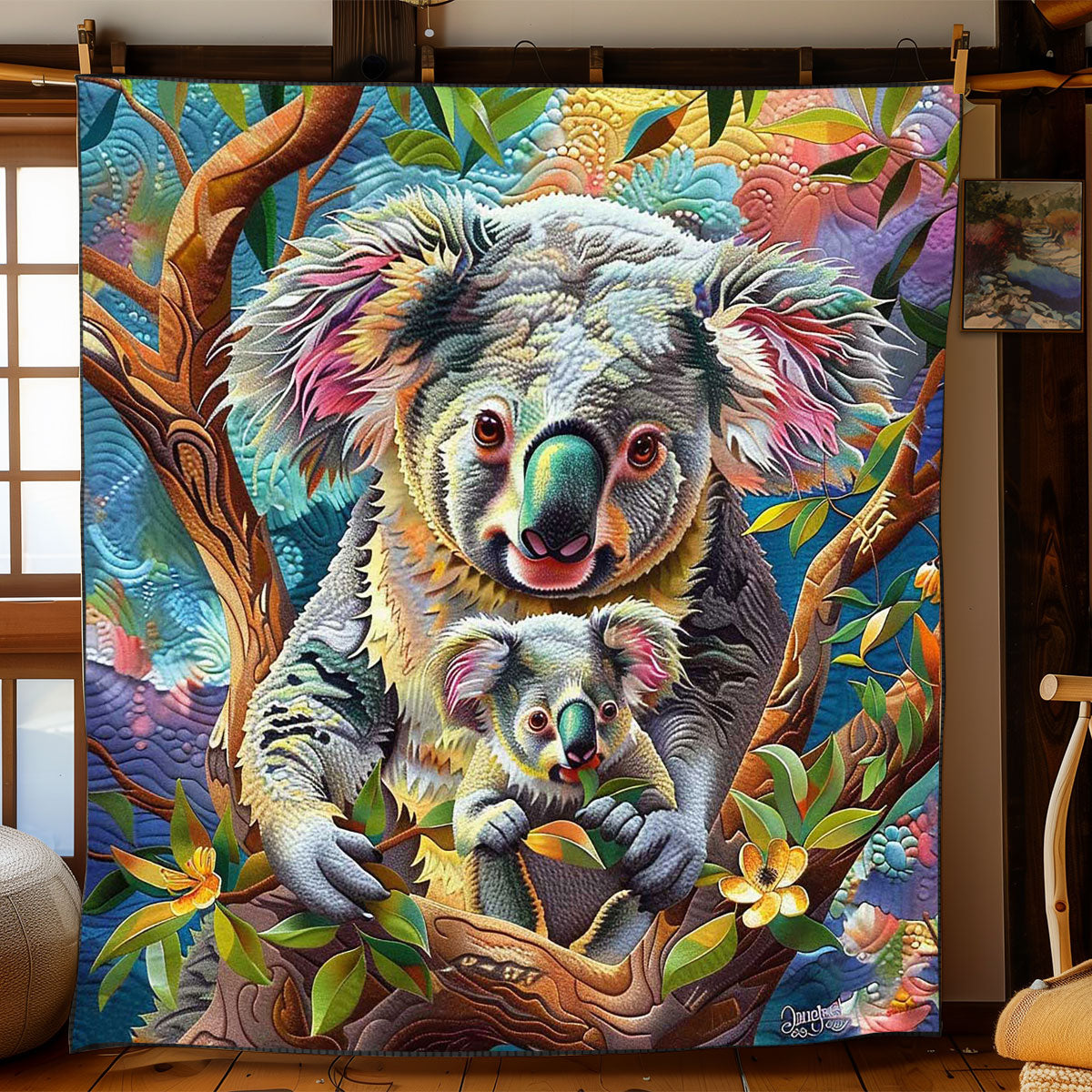 Hugging Koala WP1308014CL Quilt