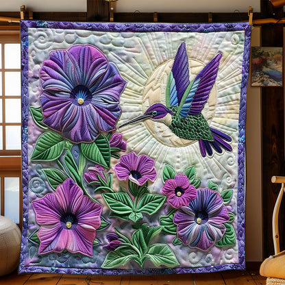 Hummingbird Blooming WP1308015CL Quilt