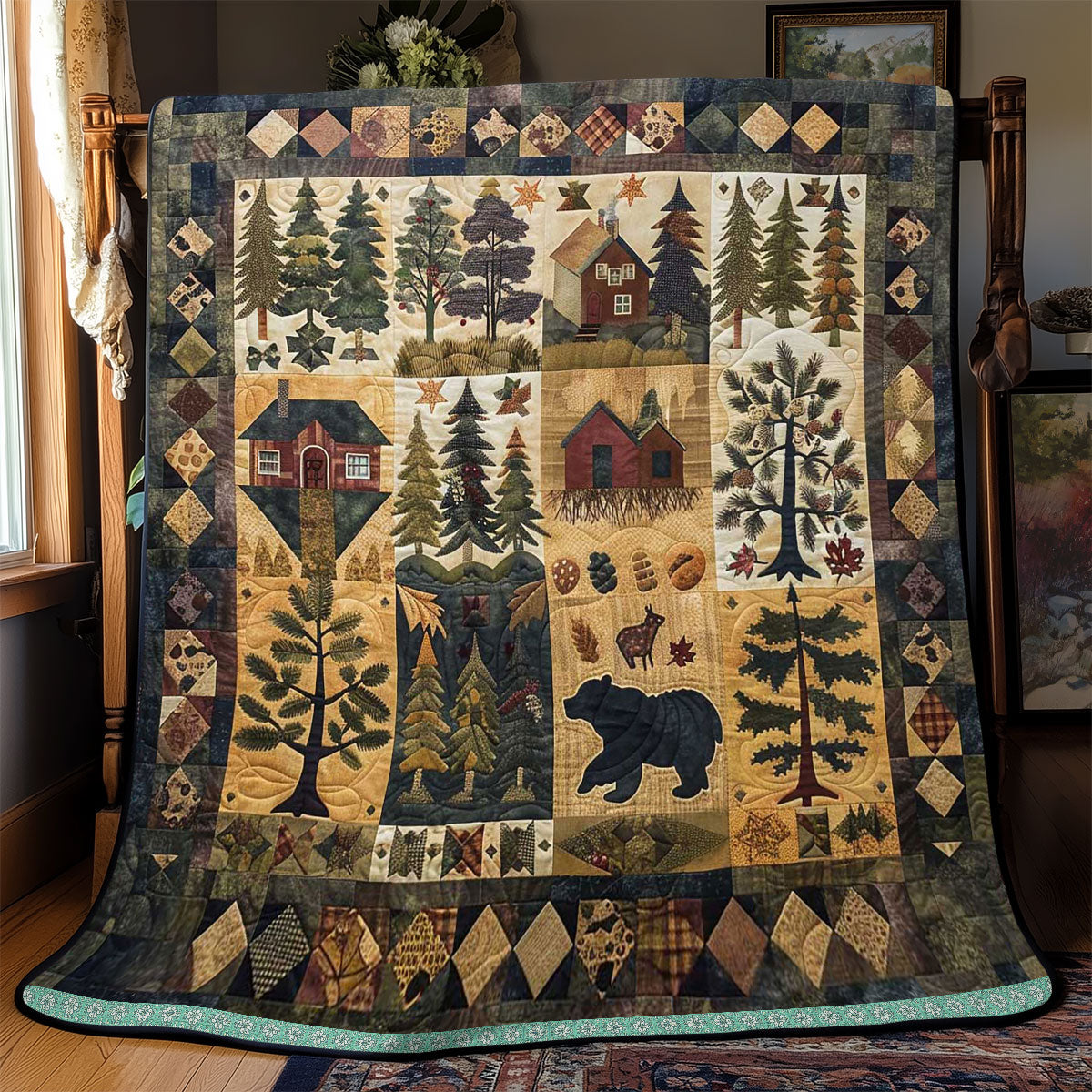 Hunting House WP0509025CL Quilt