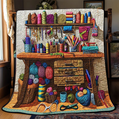Knitting Artist Workplace WP0509026CL Quilt