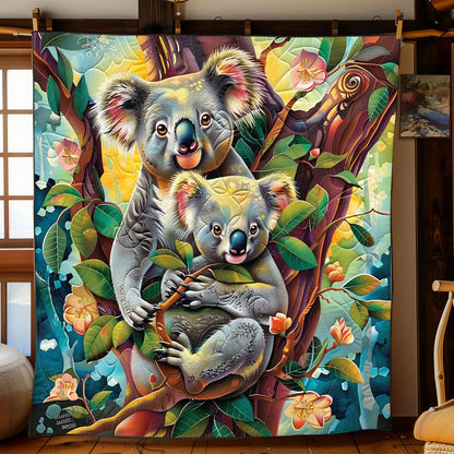 Koala Family WP1308016CL Quilt