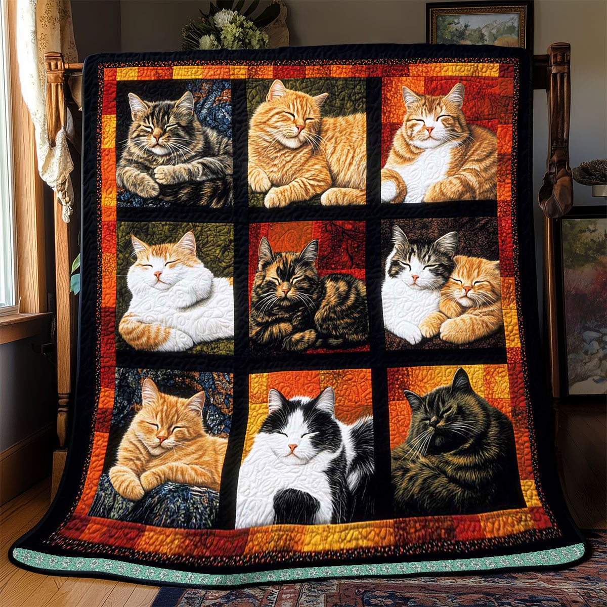 Lying Cat WP0708020CL Quilt