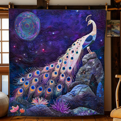 Moon God Peacock WP2108025CL Quilt