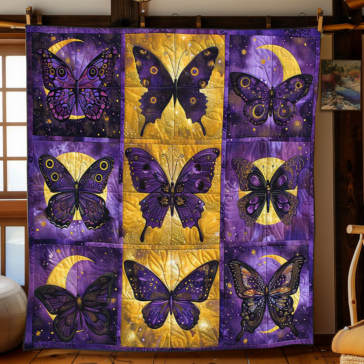 Moonlight Butterfly Collection WP2008040CL Quilt