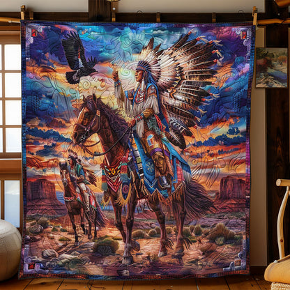 Native America Man WP1308023CL Quilt