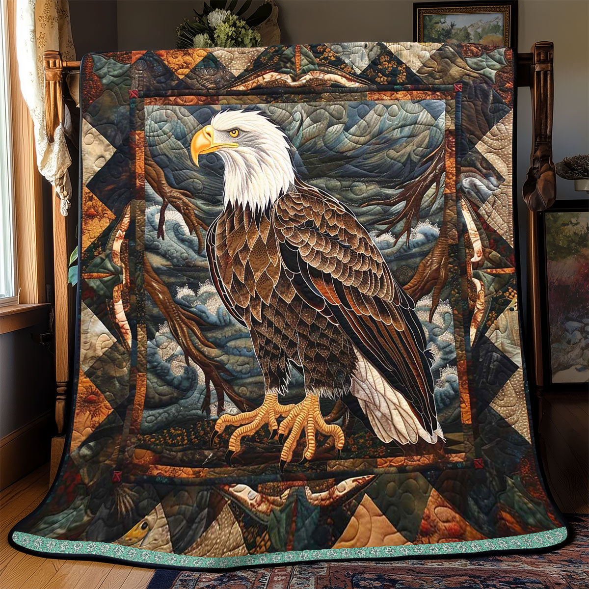 Native American Eagle WP0509032CL Quilt