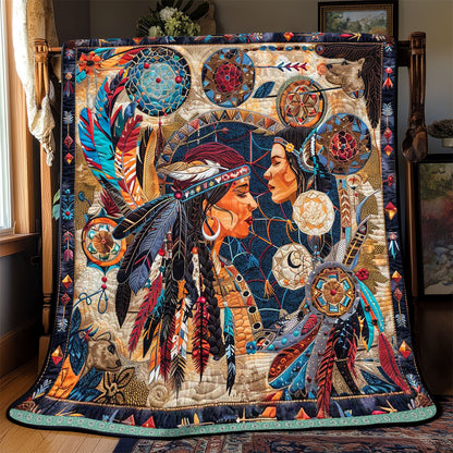 Native American Girl WP1508016CL Quilt