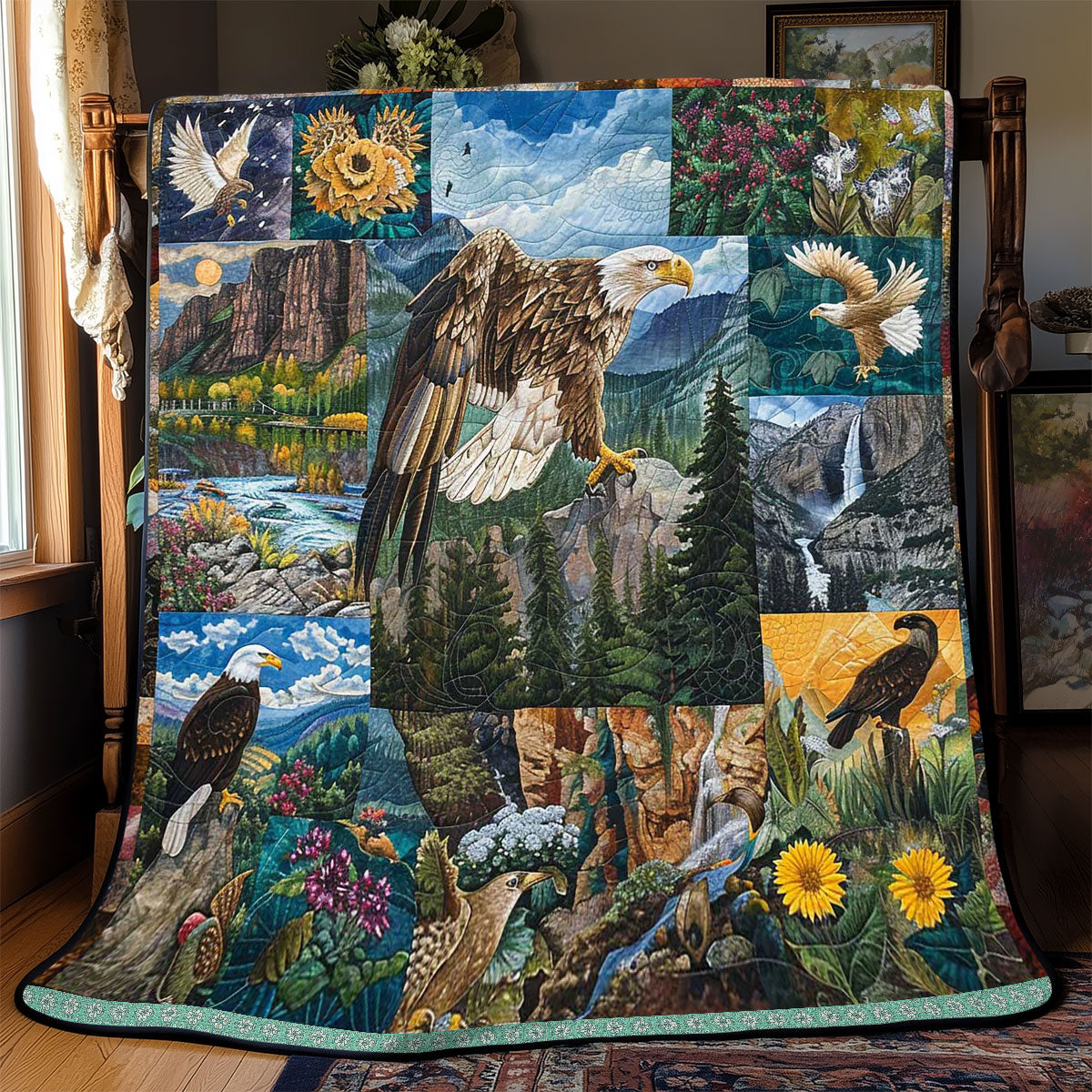 Nature Habitat Eagle WP0409031CL Quilt