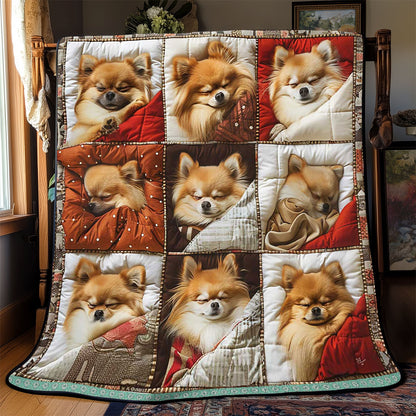 Nest Pomeranian WP3008018CL Quilt