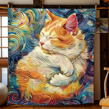 Nightsky Orange Cat WP2008041CL Quilt