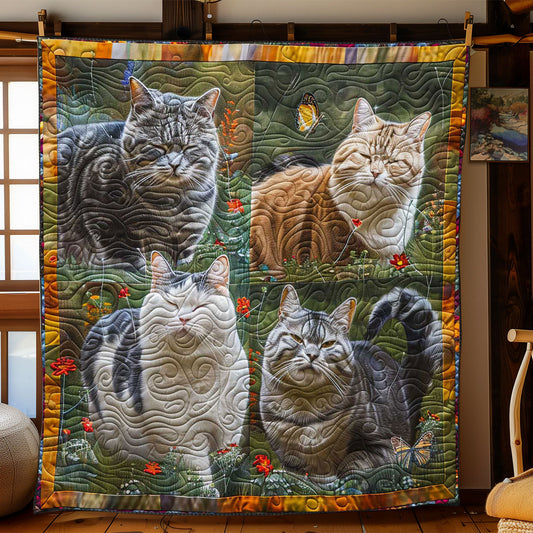 Park Walking Cat WP1408013CL Quilt