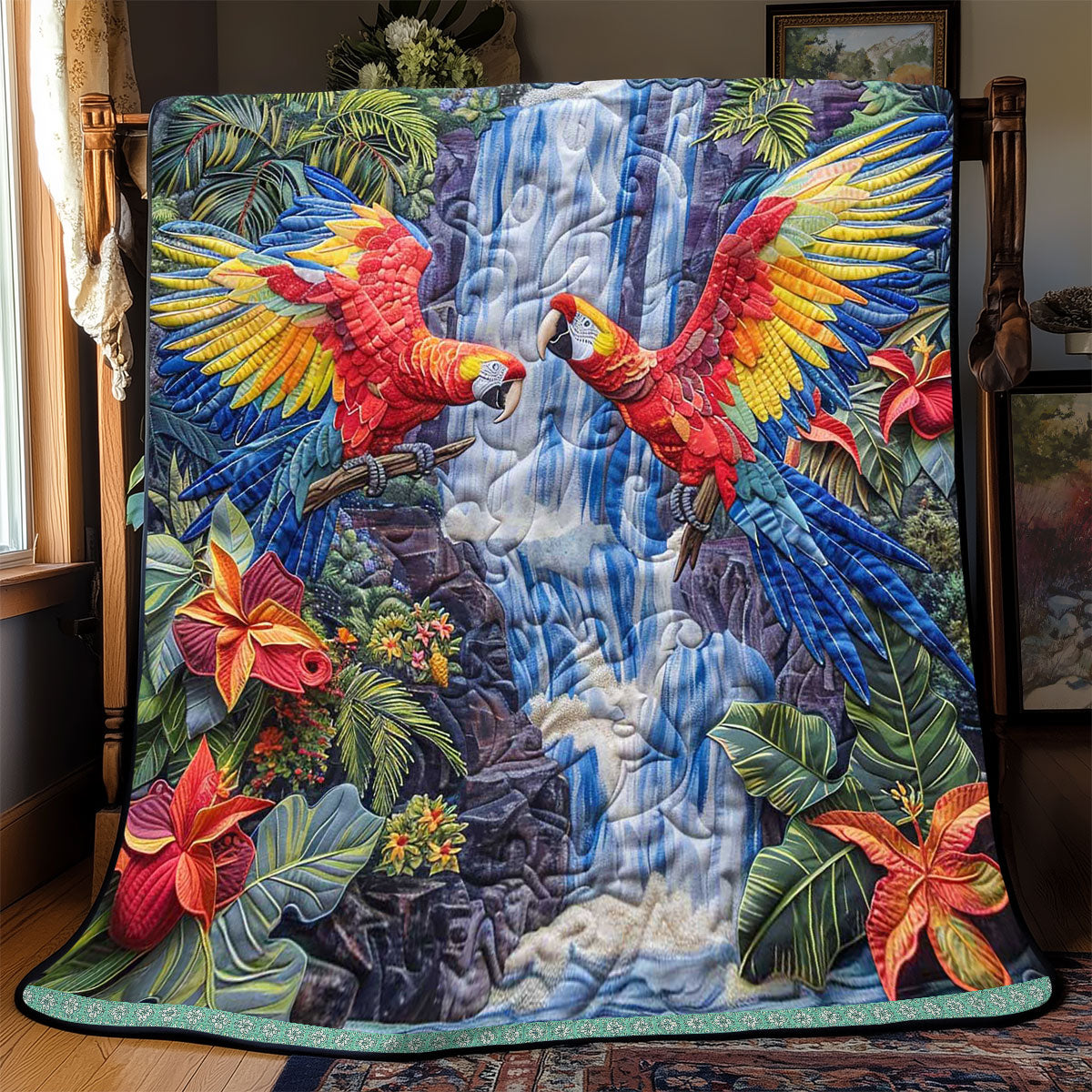 Parrot Habitat WP0909040CL Quilt