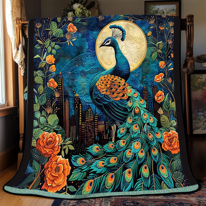 Prosperous City Peacock WP0909041CL Quilt