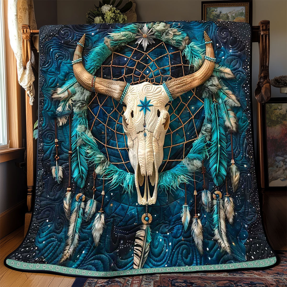 Skull Dreamcatcher WP2208034CL Quilt