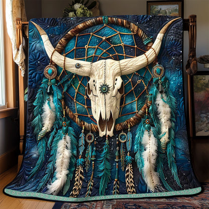 Skull Native American WP2208033CL Quilt