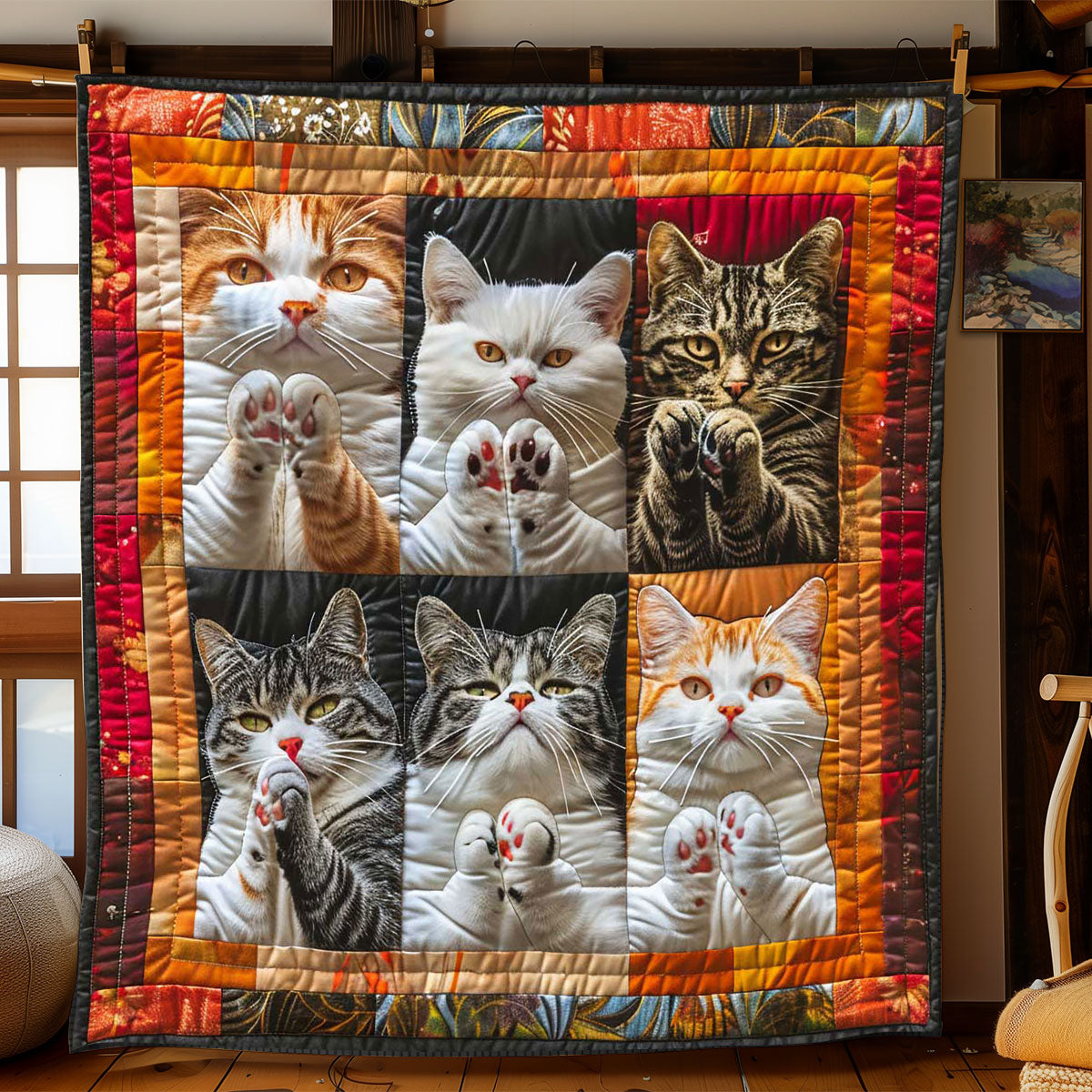 Sorry Cat WP1408015CL Quilt