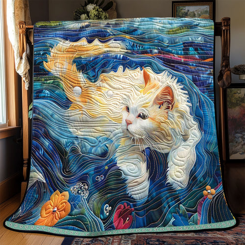 Summer Lake Cat WP0909048CL Quilt