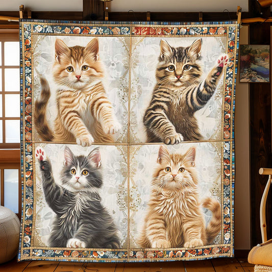 Welcome Cat WP1308047CL Quilt