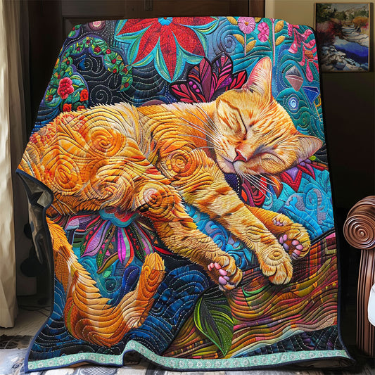 Dreaming Cat Garden WP0909033CL Quilt